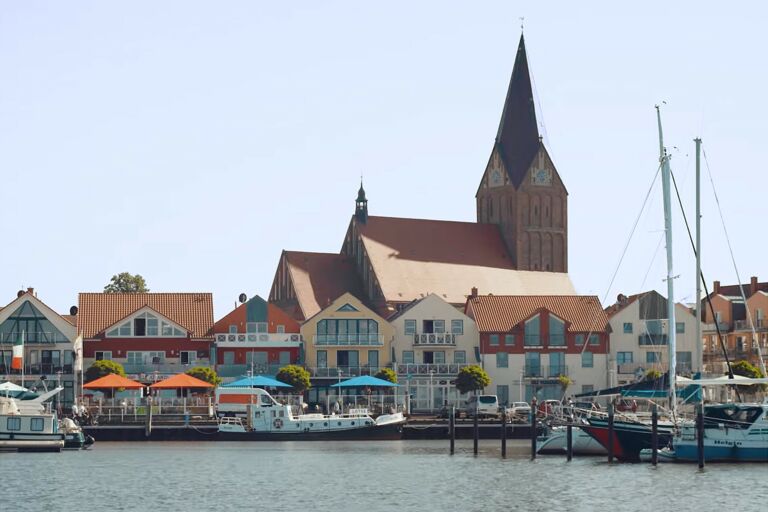Blick auf Barth vom Wasser Blick auf Barth vom Wasser