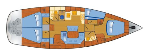 Bavaria-46-cruiser-„Snoopy“-schiffsriss