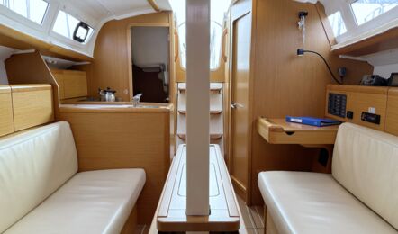 Bugkabine der Sun Odyssey 30i "Storm" in Heiligenhafen