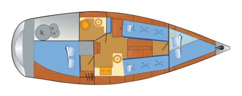 Hanse-315-mizar-schiffsriss
